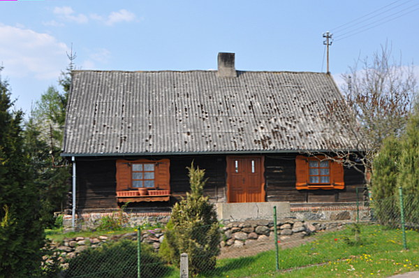 Drewniany dom w Gródku