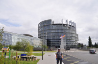 Budynek Parlamentu Eurpoejskiego Paneuropa Radweg